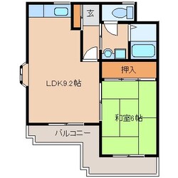 インペリアル塚口の物件間取画像